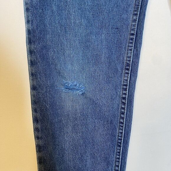 Vintage 90s Levis 512 Jeans Women 27 Blue High Rise Mom Tapered Leg Made USA - Picture 13 of 13